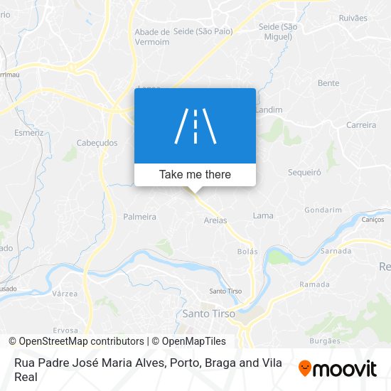 Rua Padre José Maria Alves mapa
