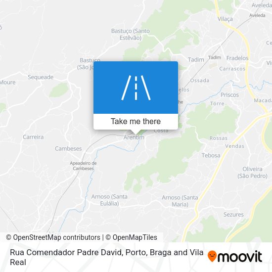 Rua Comendador Padre David map