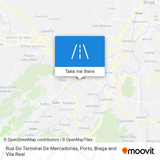 Rua Do Terminal De Mercadorias map