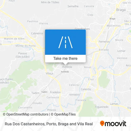 Rua Dos Castanheiros map