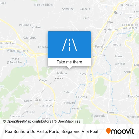 Rua Senhora Do Parto map