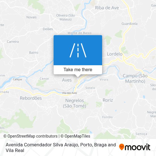 Avenida Comendador Silva Araújo map