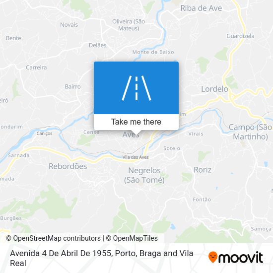 Avenida 4 De Abril De 1955 mapa