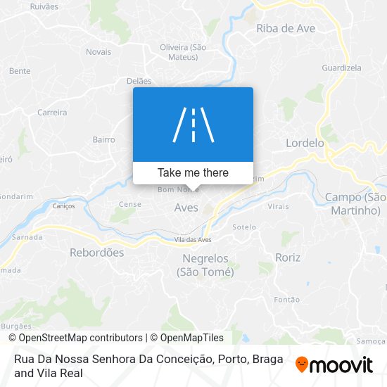 Rua Da Nossa Senhora Da Conceição map