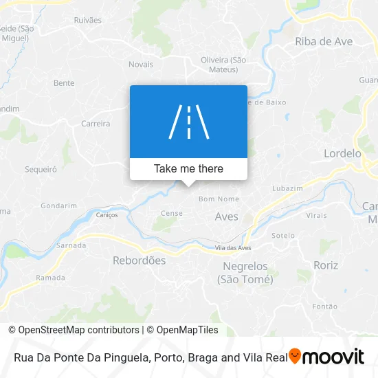 Rua Da Ponte Da Pinguela map