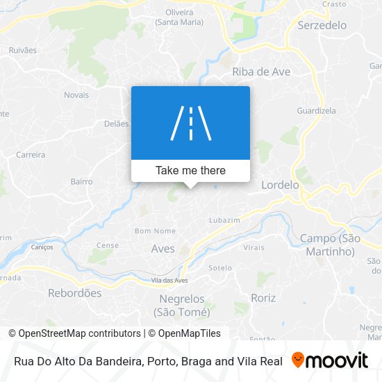 Rua Do Alto Da Bandeira map
