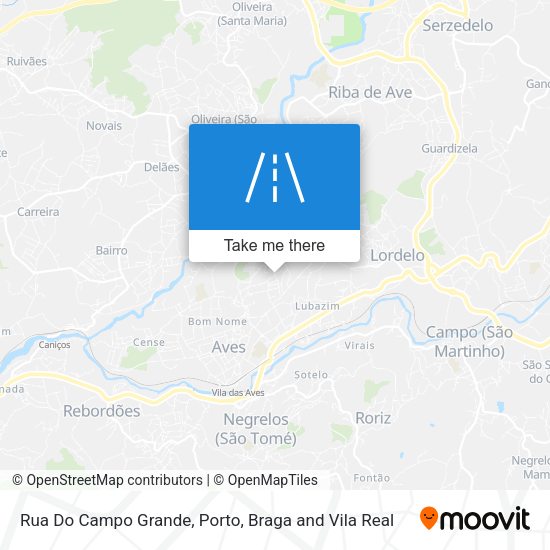 Rua Do Campo Grande map