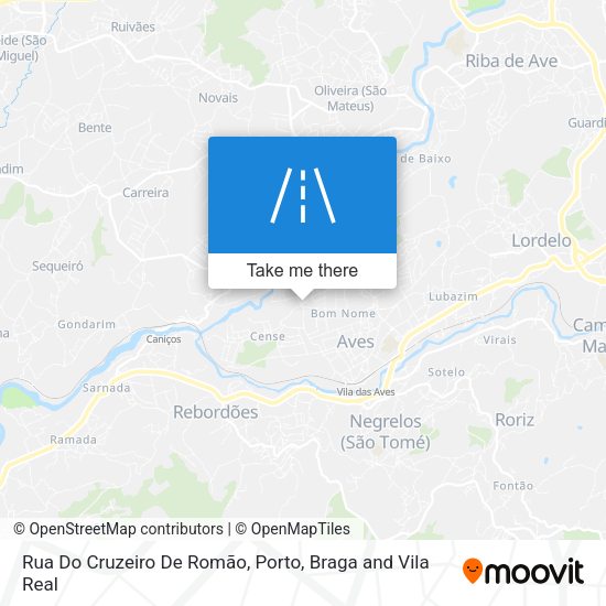 Rua Do Cruzeiro De Romão map