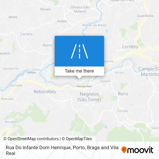 Rua Do Infante Dom Henrique map
