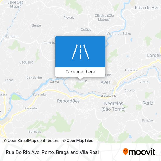 Rua Do Rio Ave map