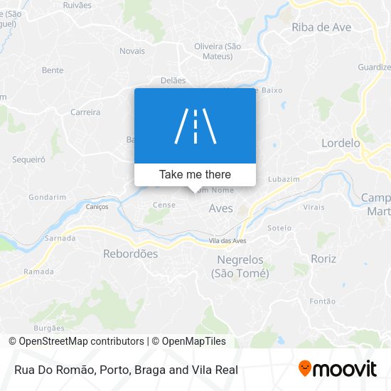 Rua Do Romão mapa