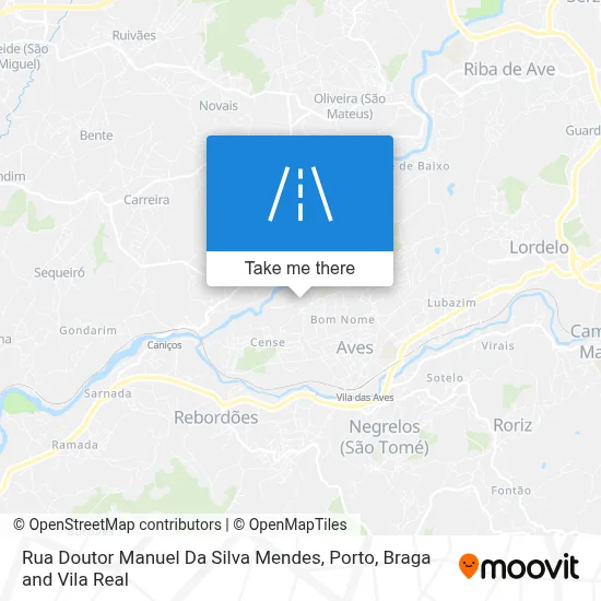 Rua Doutor Manuel Da Silva Mendes map