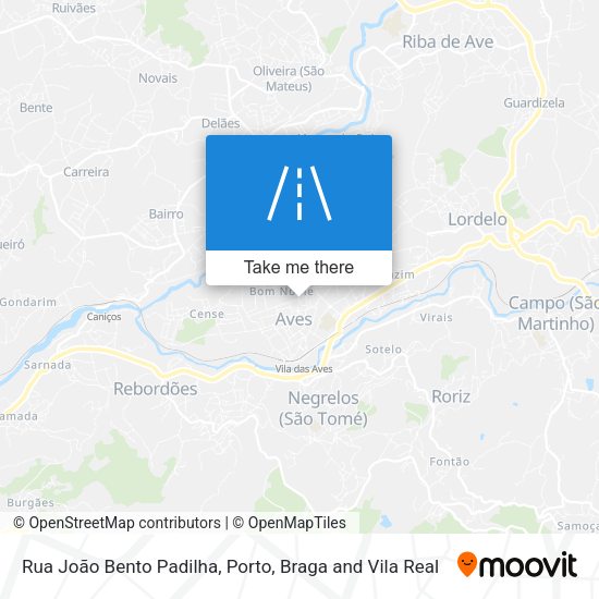 Rua João Bento Padilha map