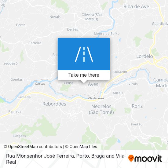Rua Monsenhor José Ferreira map