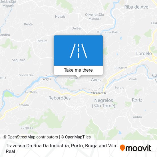 Travessa Da Rua Da Indústria map