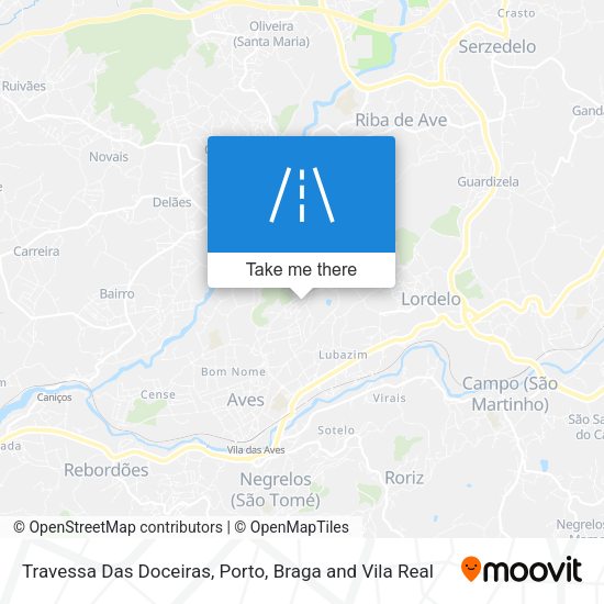 Travessa Das Doceiras mapa