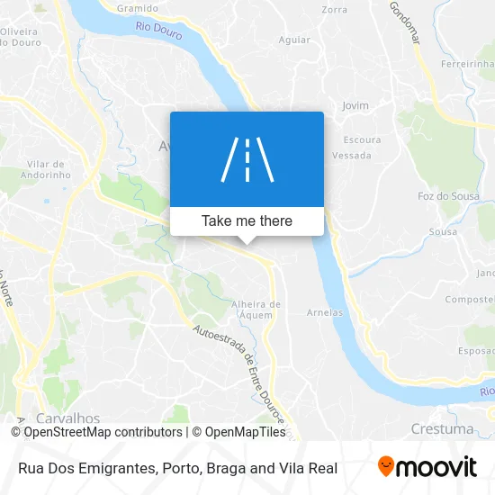 Rua Dos Emigrantes map