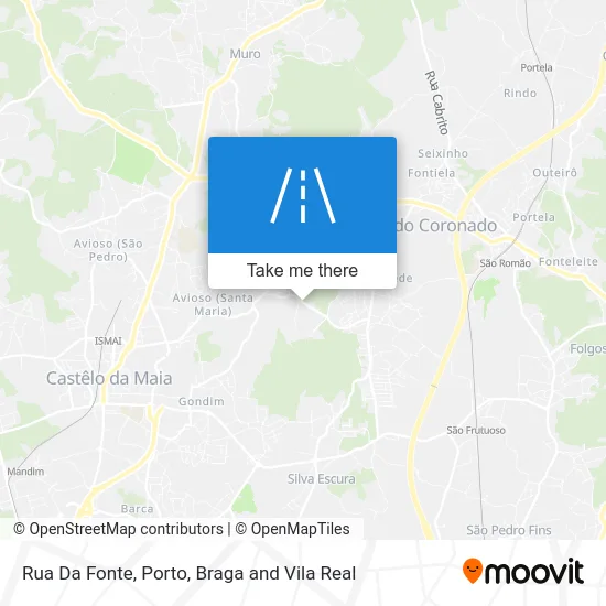 Rua Da Fonte map