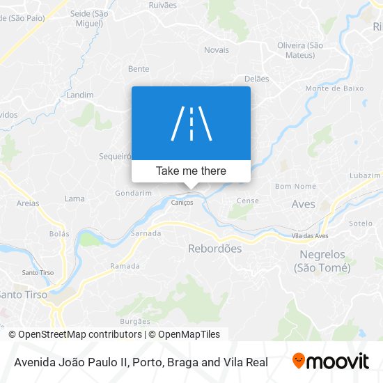 Avenida João Paulo II map