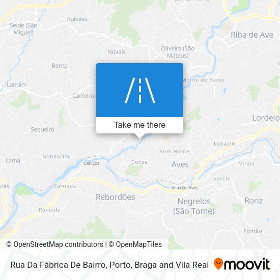 Rua Da Fábrica De Bairro map