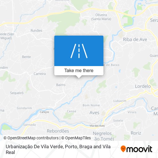 Urbanização De Vila Verde map