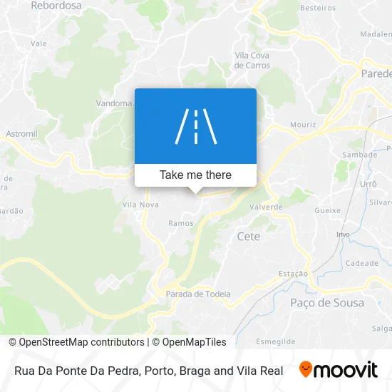 Rua Da Ponte Da Pedra map
