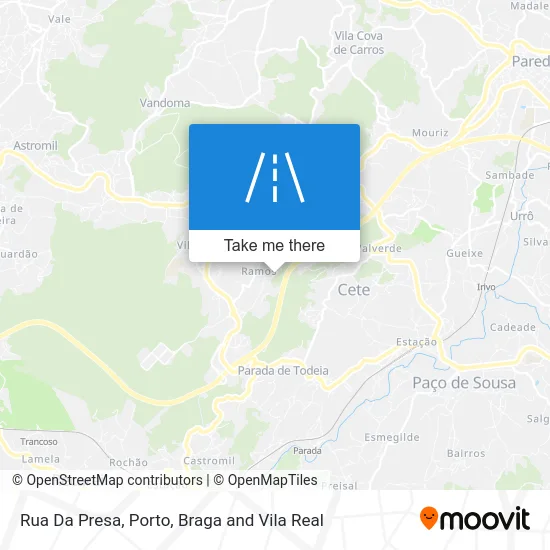 Rua Da Presa map
