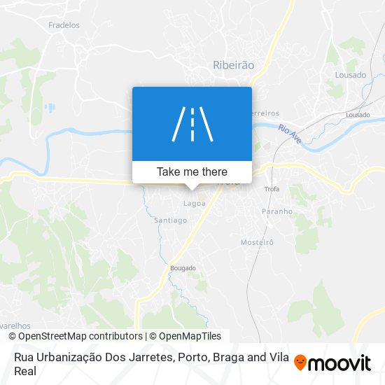 Rua Urbanização Dos Jarretes map