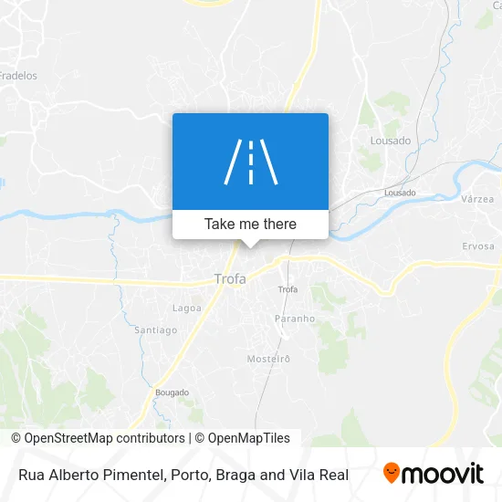 Rua Alberto Pimentel map