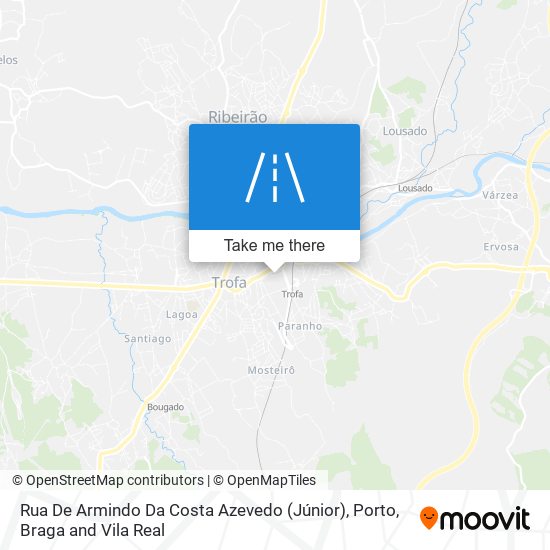 Rua De Armindo Da Costa Azevedo (Júnior) map