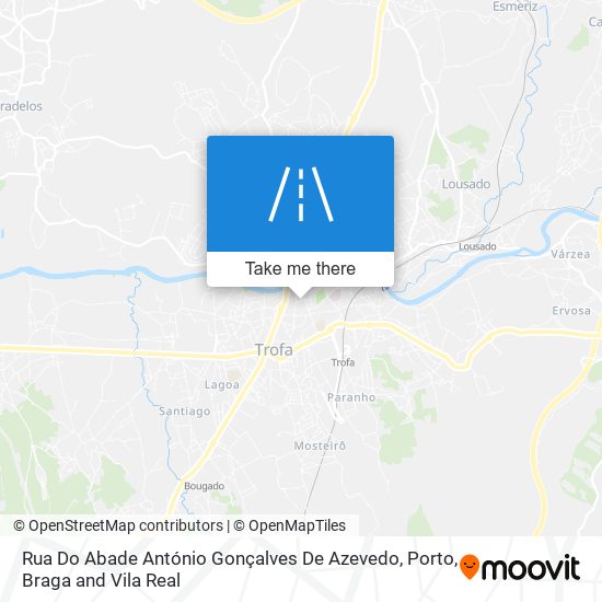 Rua Do Abade António Gonçalves De Azevedo map