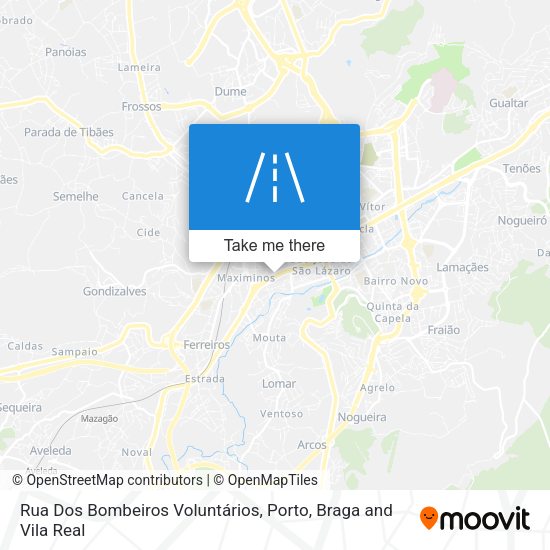 Rua Dos Bombeiros Voluntários map