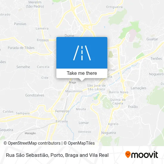 Rua São Sebastião map