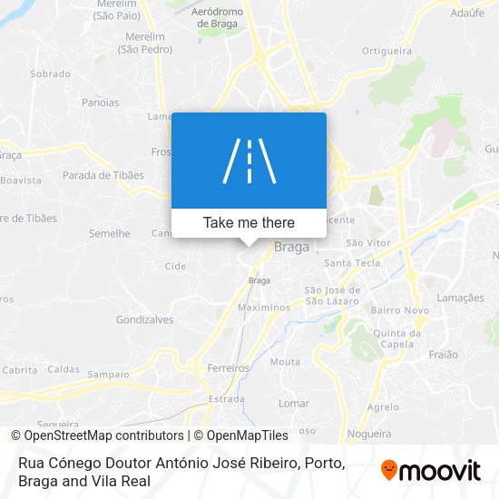 Rua Cónego Doutor António José Ribeiro map
