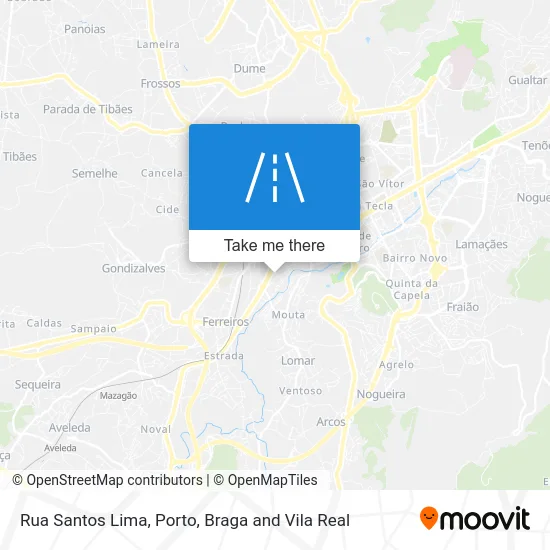 Rua Santos Lima map