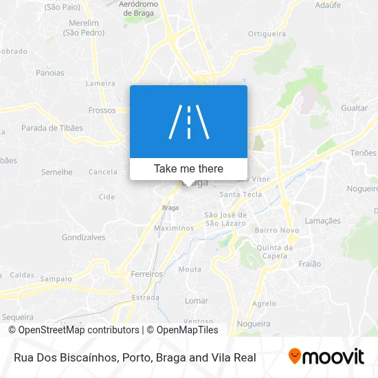 Rua Dos Biscaínhos map
