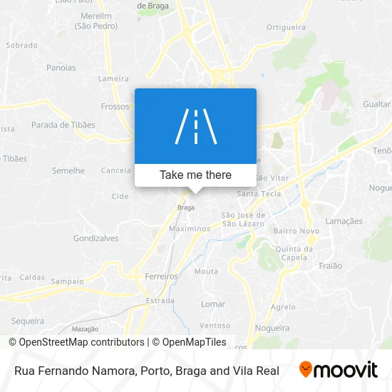 Rua Fernando Namora map