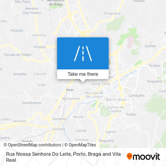 Rua Nossa Senhora Do Leite mapa