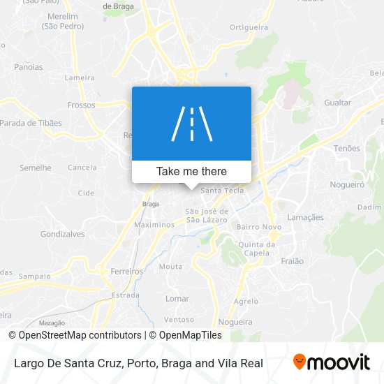 Largo De Santa Cruz mapa