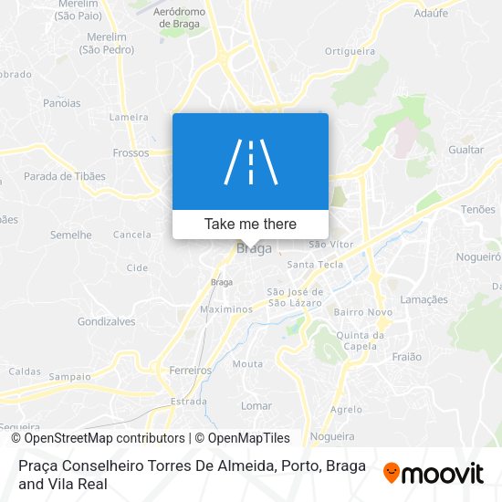 Praça Conselheiro Torres De Almeida mapa