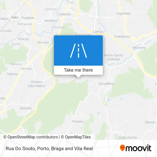 Rua Do Souto map