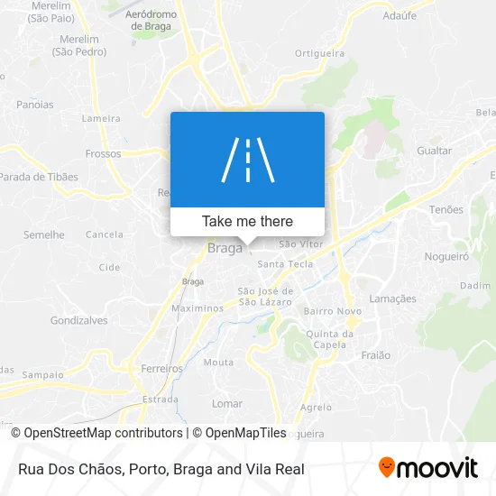 Rua Dos Chãos map