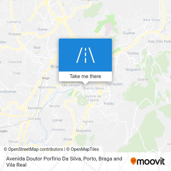 Avenida Doutor Porfírio Da Silva map