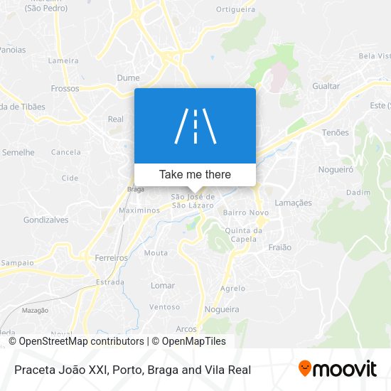 Praceta João XXI mapa