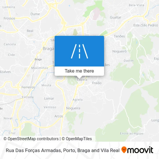 Rua Das Forças Armadas map