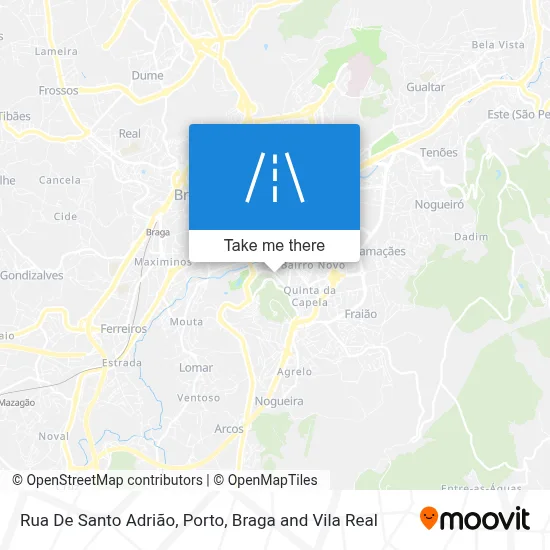 Rua De Santo Adrião map