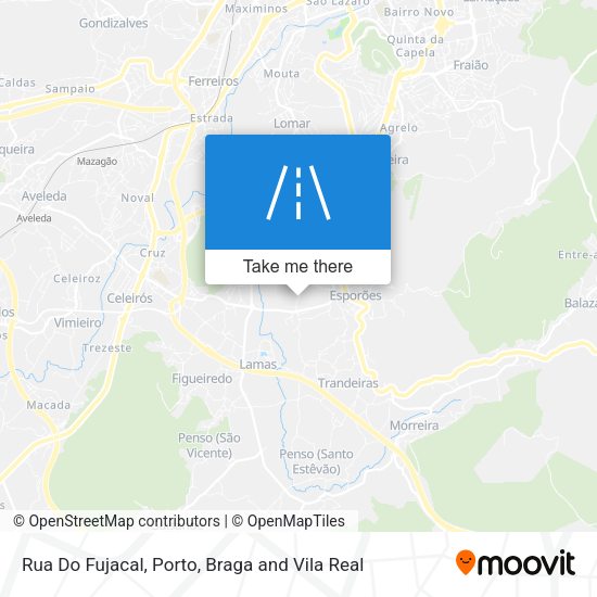 Rua Do Fujacal map