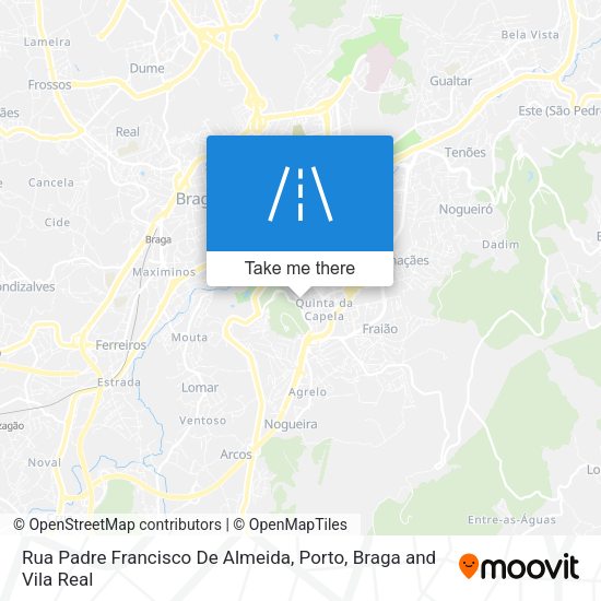 Rua Padre Francisco De Almeida map