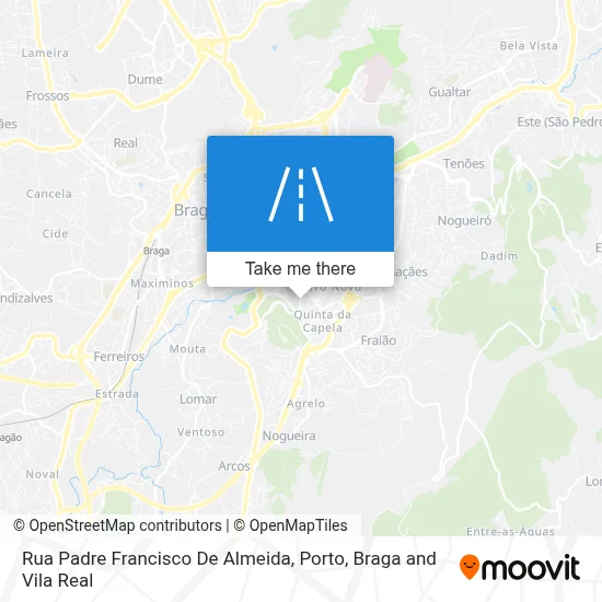 Rua Padre Francisco De Almeida map