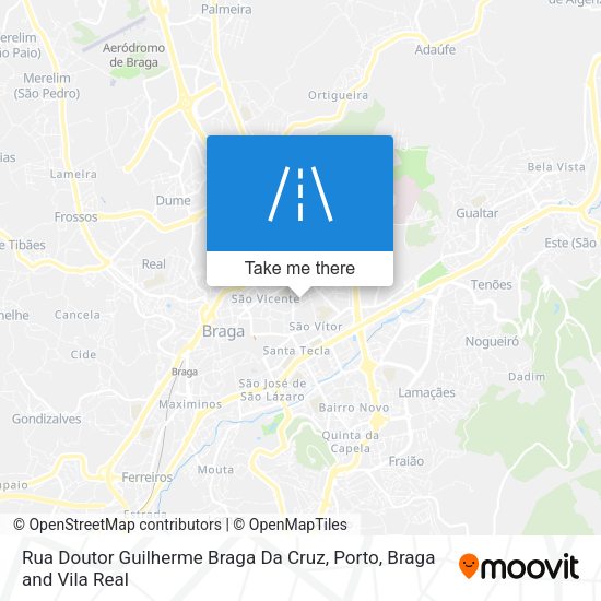 Rua Doutor Guilherme Braga Da Cruz map